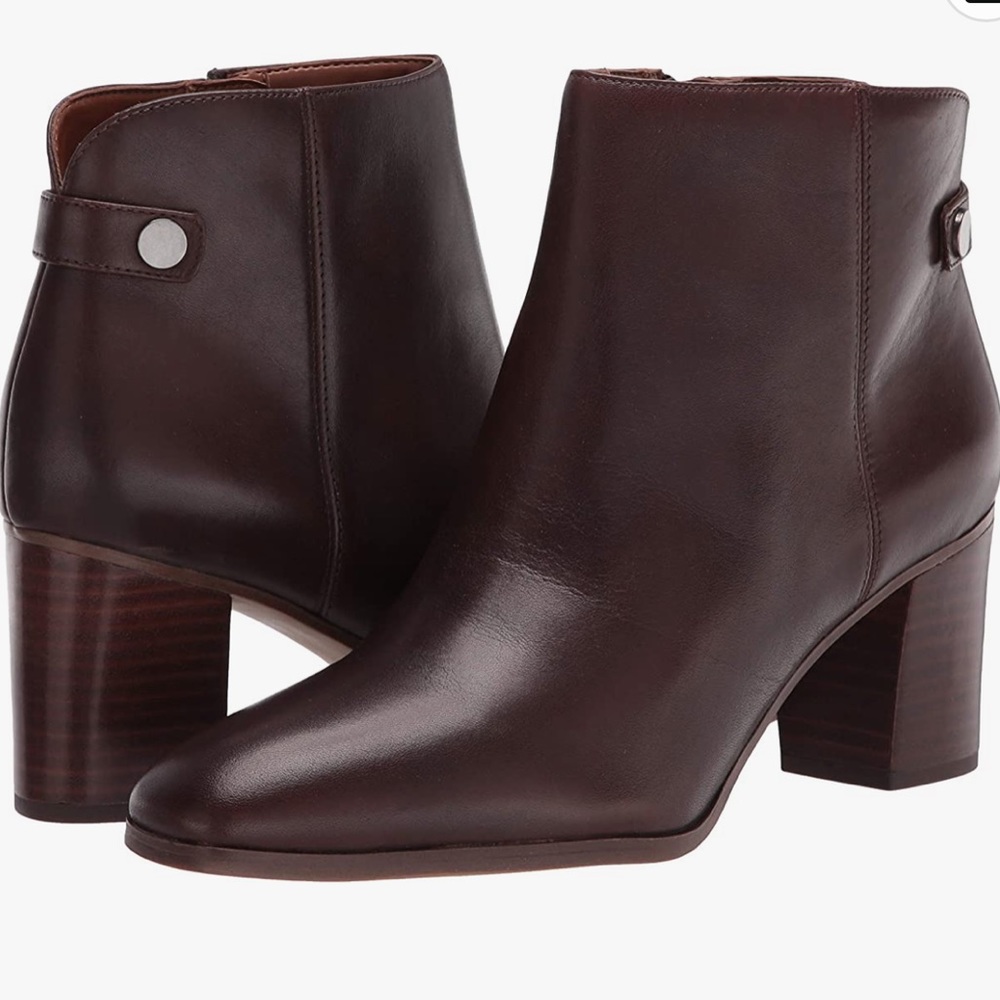 Franco Sarto Brown Ilaria Ankle Boot